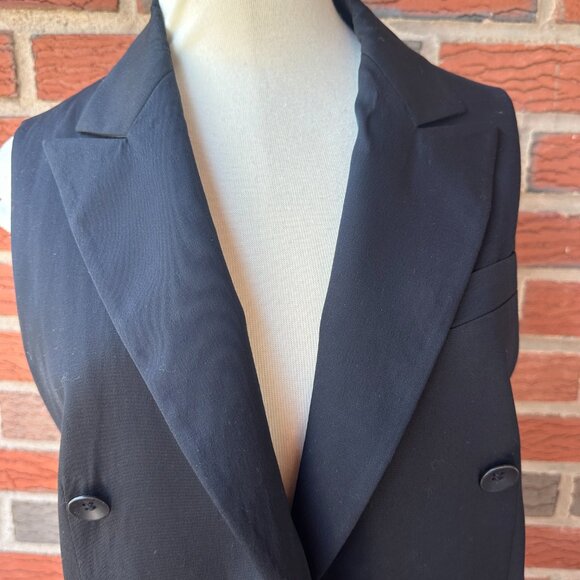 Rag & Bone Long Black Tuxedo Vest - Sml - Picture 4 of 5